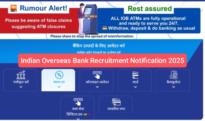 IOB Local Bank recruitment 2025