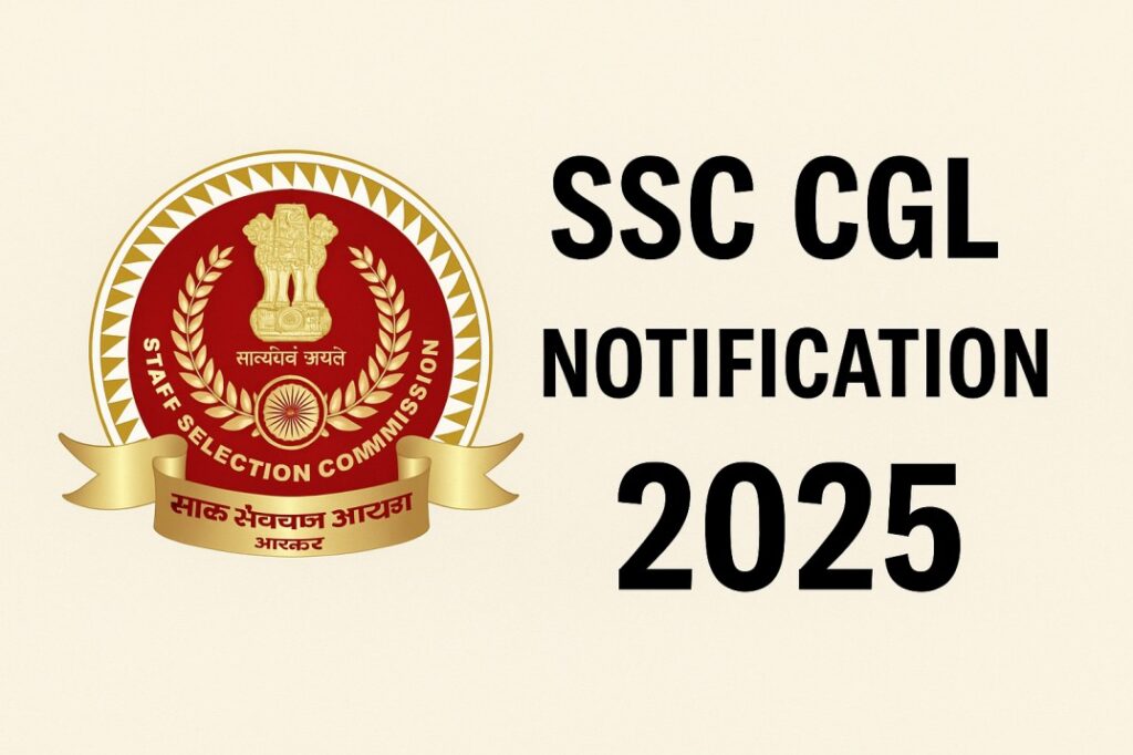 SSC CGL Notification 2025 PDF