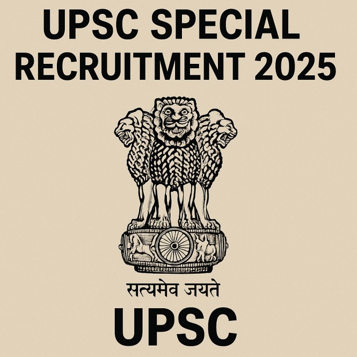 UPSC Special Recruitment Drive 2025, Apply Online