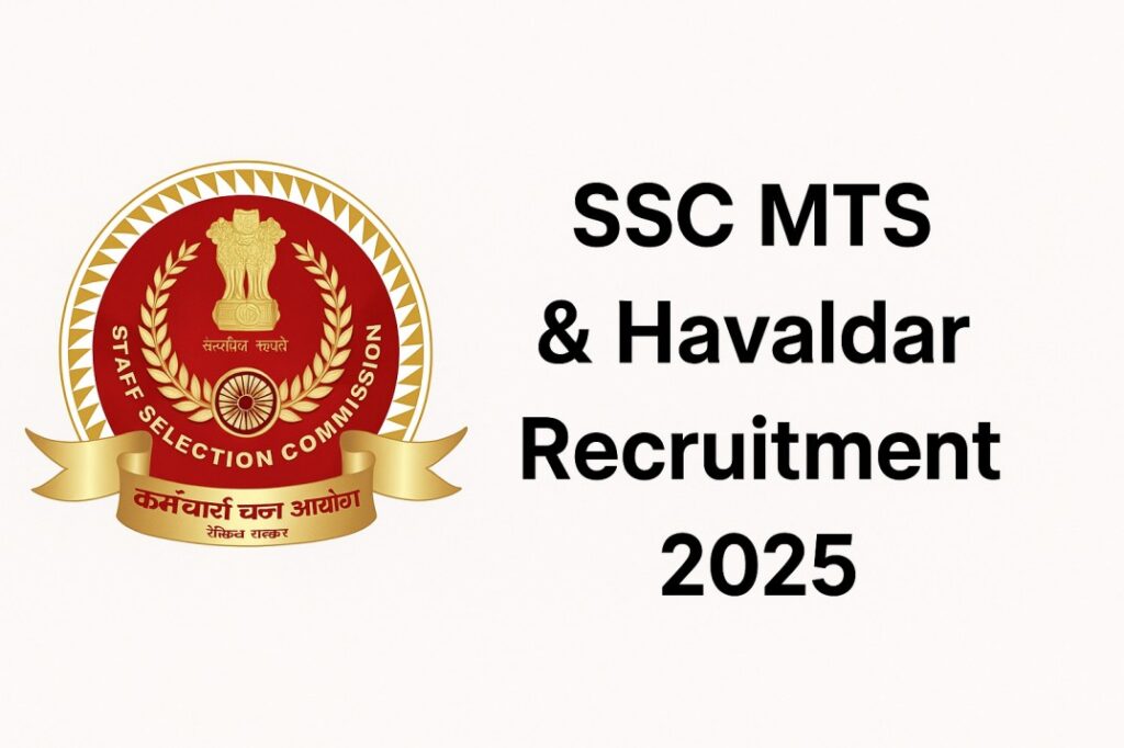 SSC MTS & Havaldar Recruitment 2025
