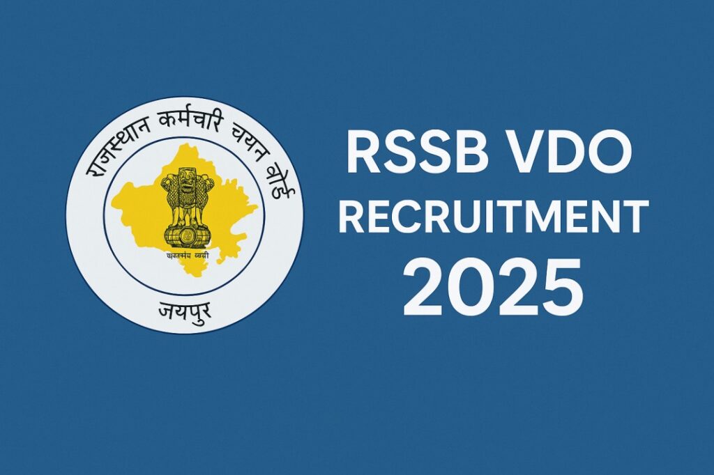 RSSB VDO Recruitment 2025, Apply Online