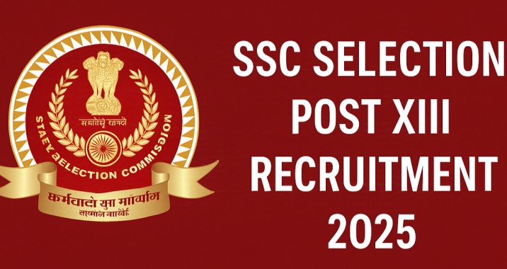 SSC Selection Post XIII Recruitment 2025