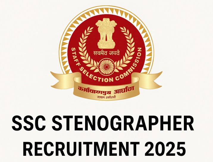 SSC Stenographer Recruitment Notification 2025 PDF Download
