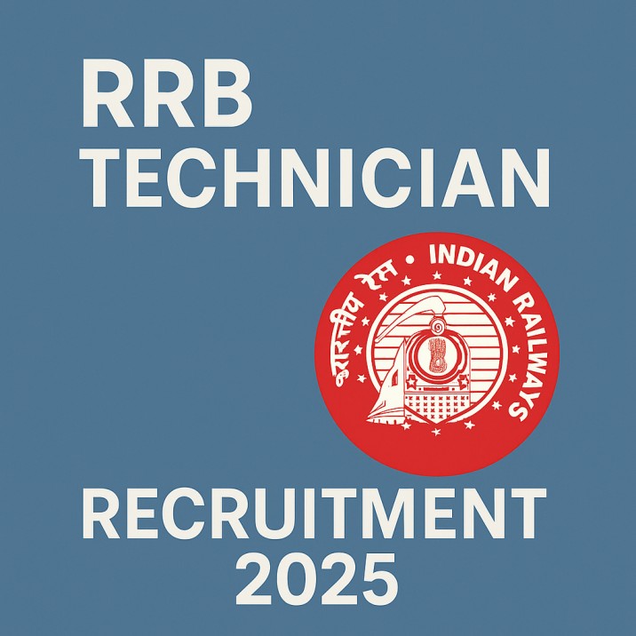 RRB Technician Recruitment 2025, Apply Online for 6180 Post
