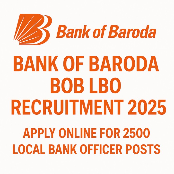 BOB LBO Recruitment 2025, Apply Online