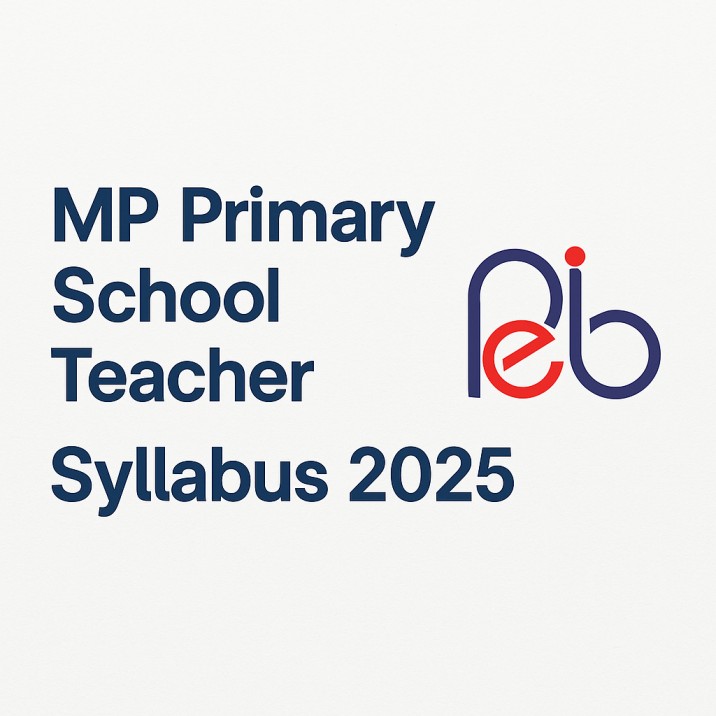 MP Primary School Teacher syllabus 2025