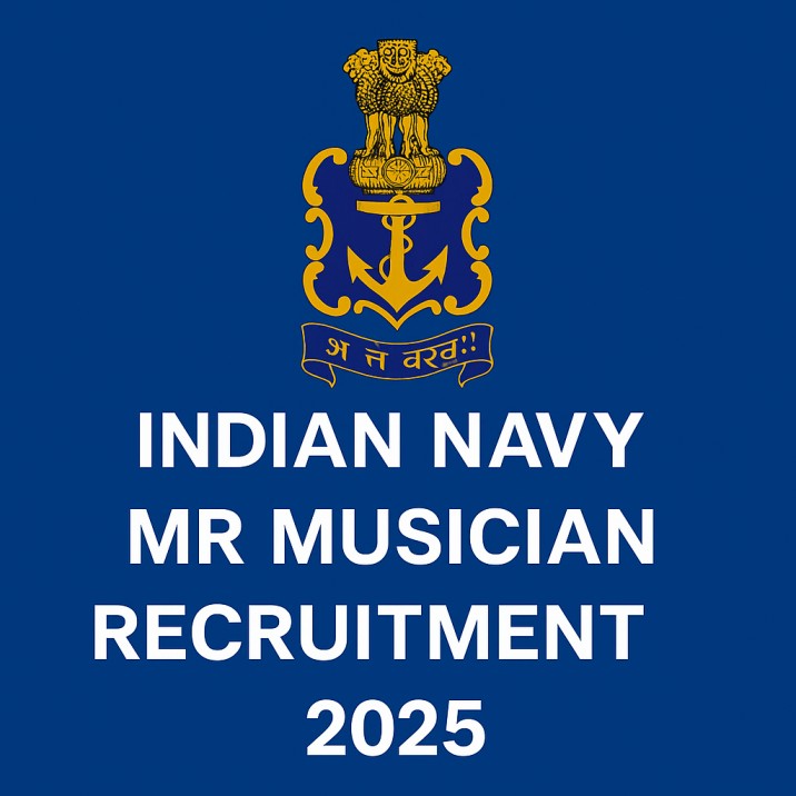 Indian Navy MR Musician Recruitment 2025 – Apply Online for 13 Posts