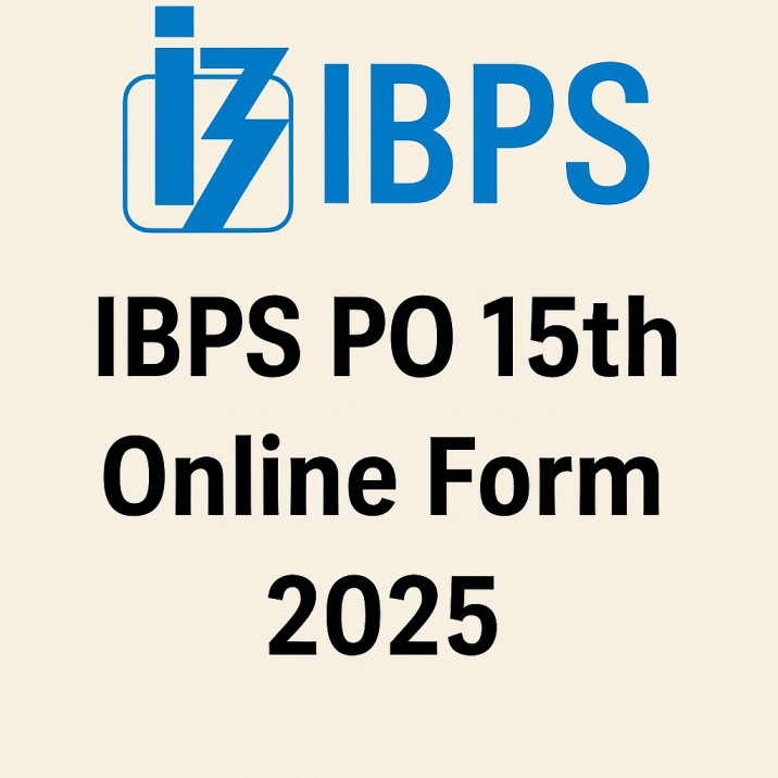 IBPS PO 15th online form 2025