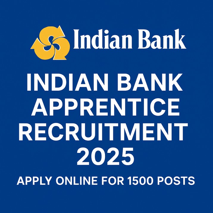 Indian Bank Apprentice Recruitment 2025