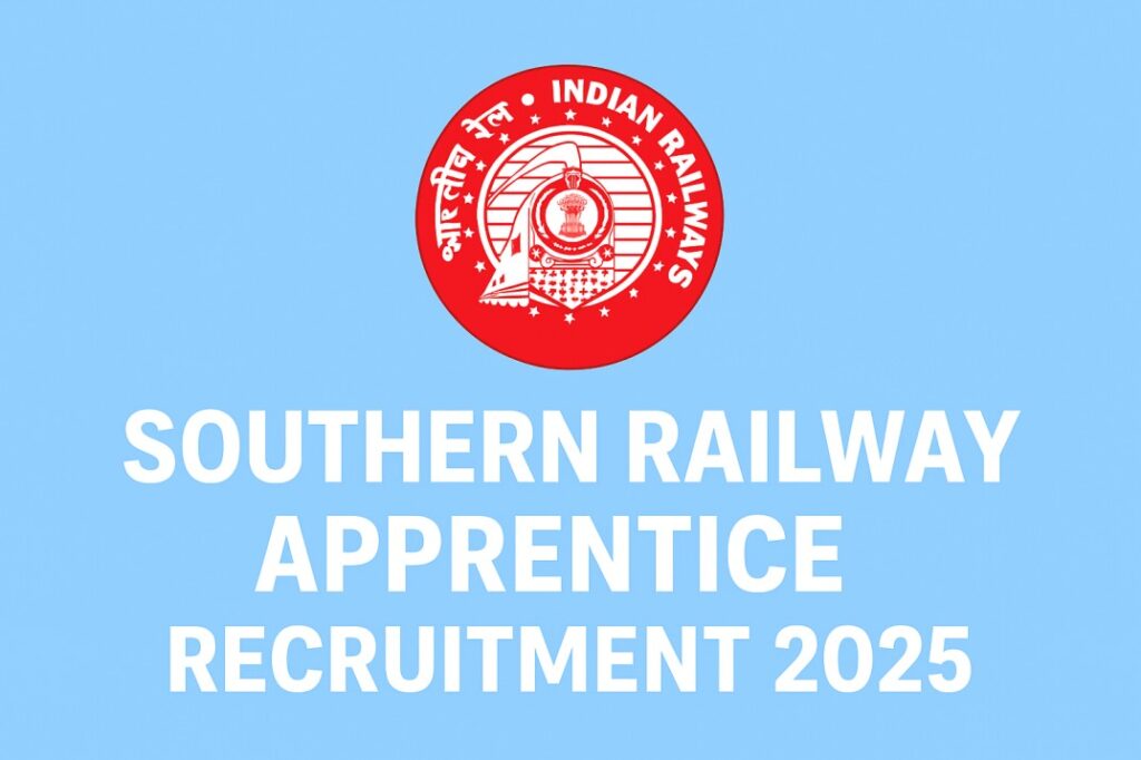 Southern Railway Apprentice Recruitment 2025, Apply Online