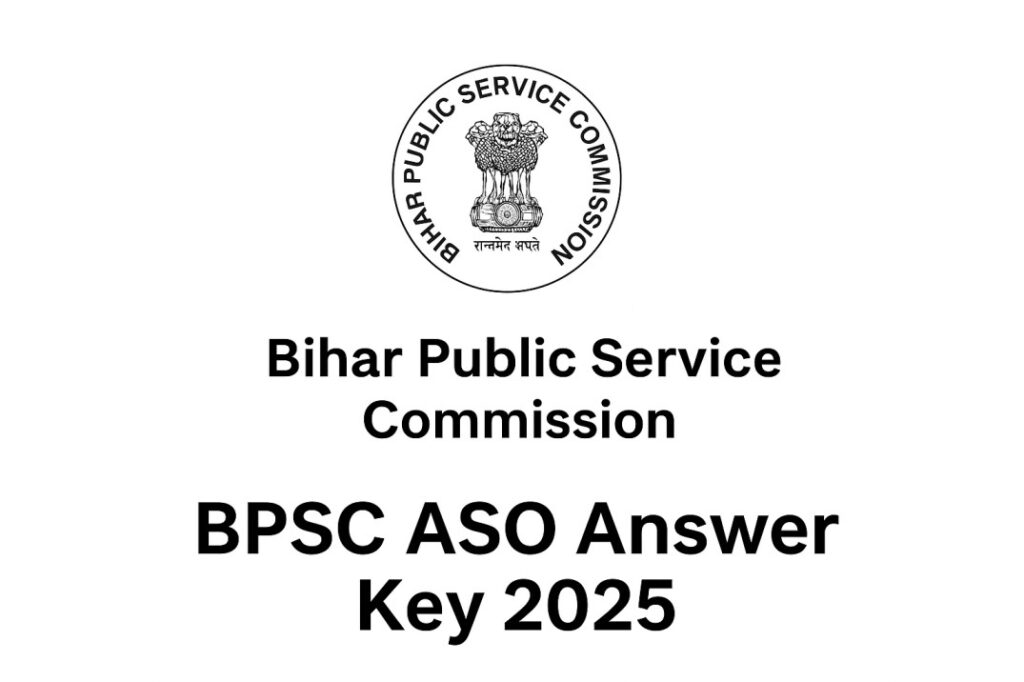 BPSC ASO Answer Key 2025