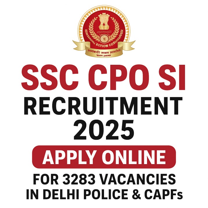 SSC CPO SI Recruitment 2025