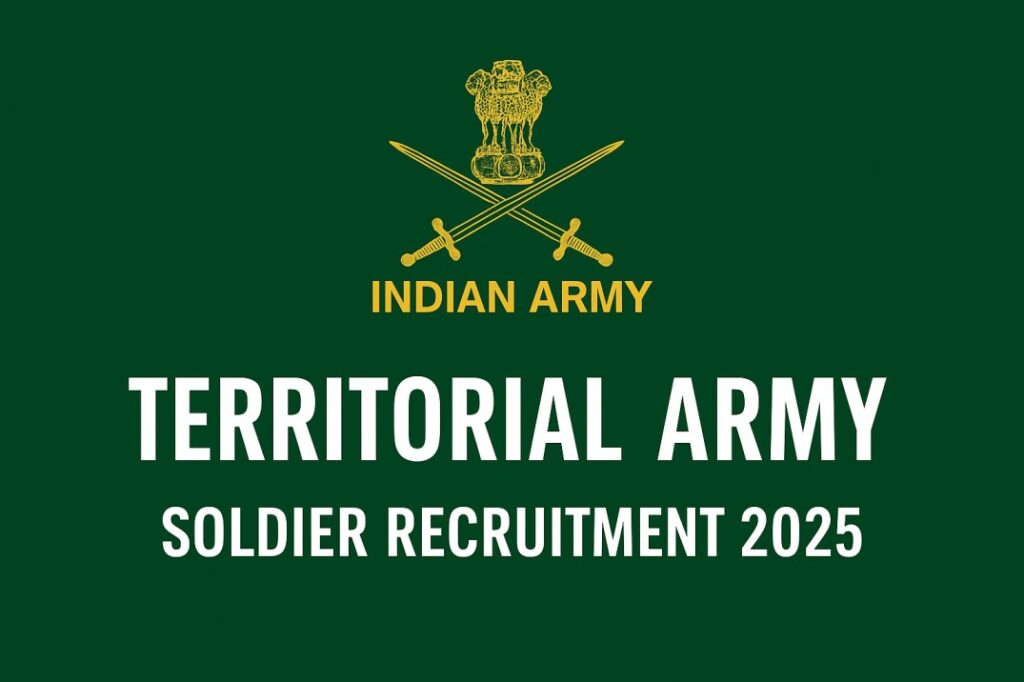 Territorial Army Soldier Recruitment 2025