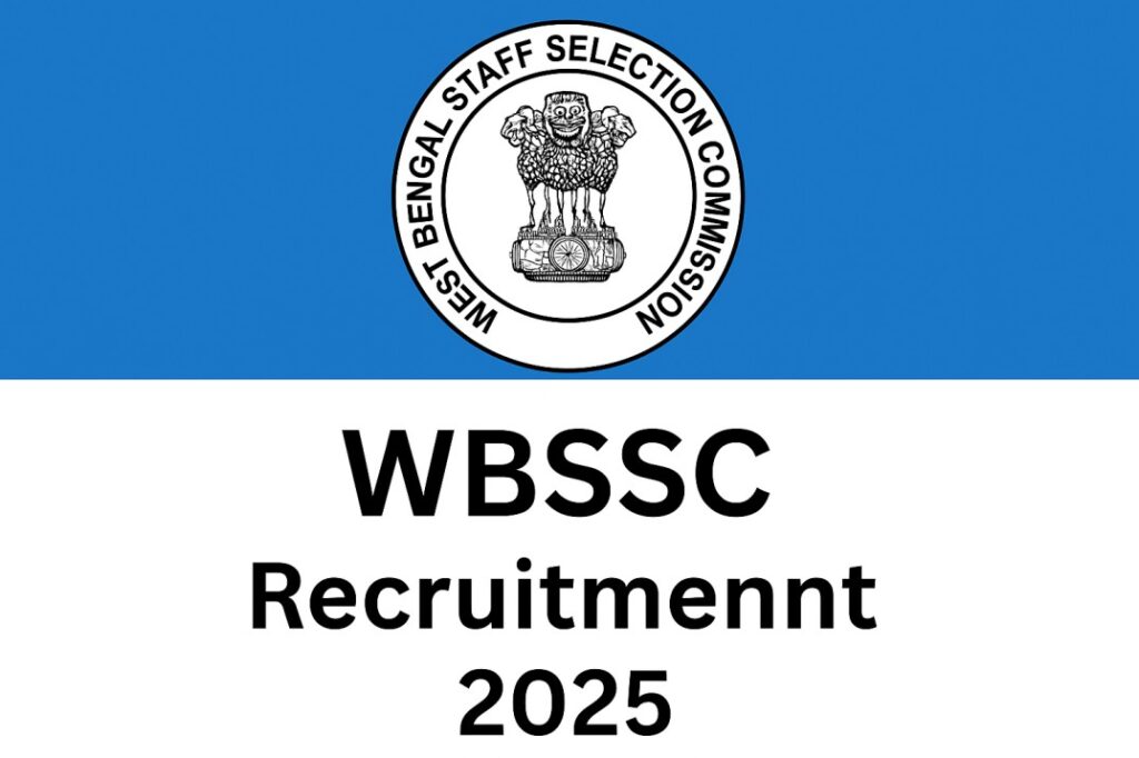 WBSSC Recruitment 2025 – 8,477 Group C & D Non‑Teaching Posts Apply Online