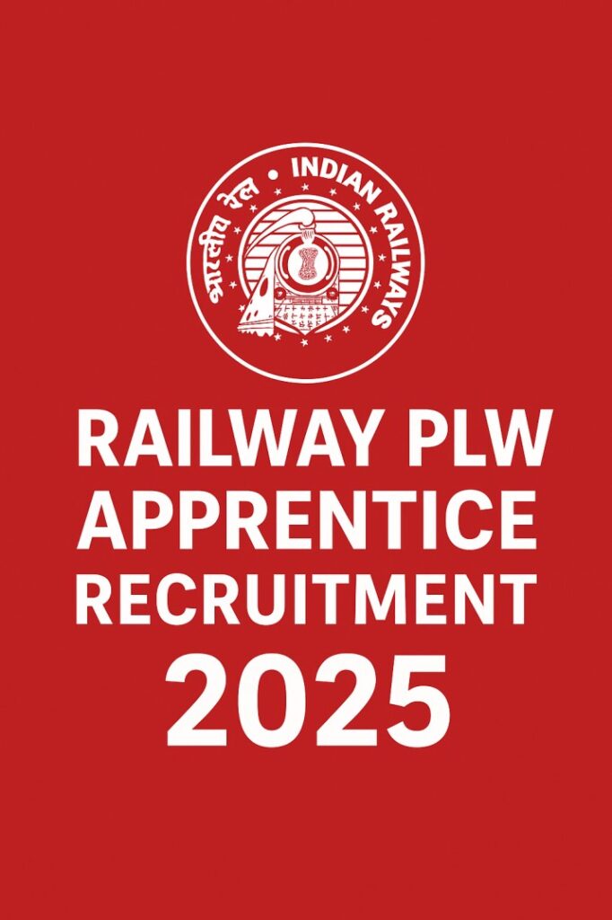 Railway PLW Apprentice Recruitment 2025 – Apply Online, Eligibility, Vacancy & Notification