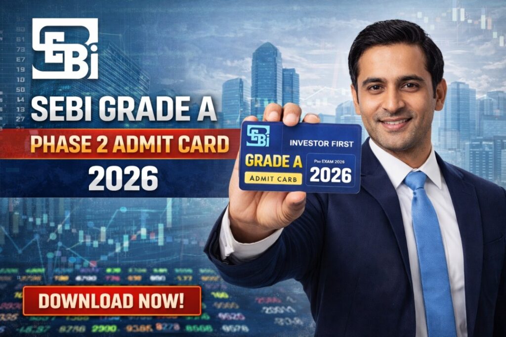 SEBI Grade A Phase 2 Admit Card 2026 Out – Download Assistant Manager Hall Ticket