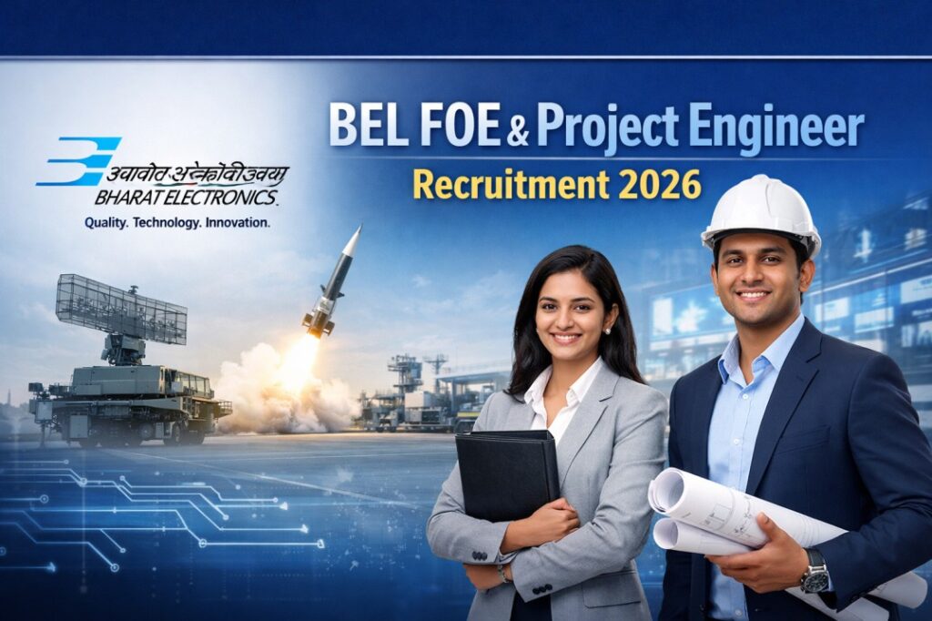 BEL FOE & Project Engineer Recruitment 2026 – Apply Online for 18 Posts