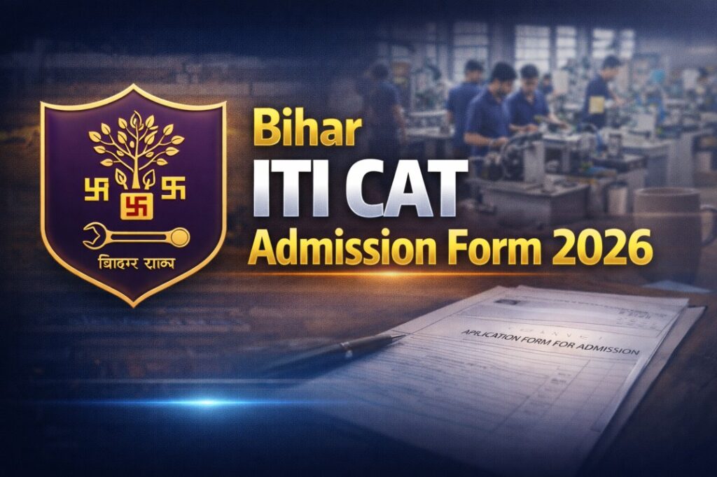 Bihar ITI CAT Admission Form 2026 – ऑनलाइन आवेदन, योग्यता, आयु सीमा & चयन प्रक्रिया