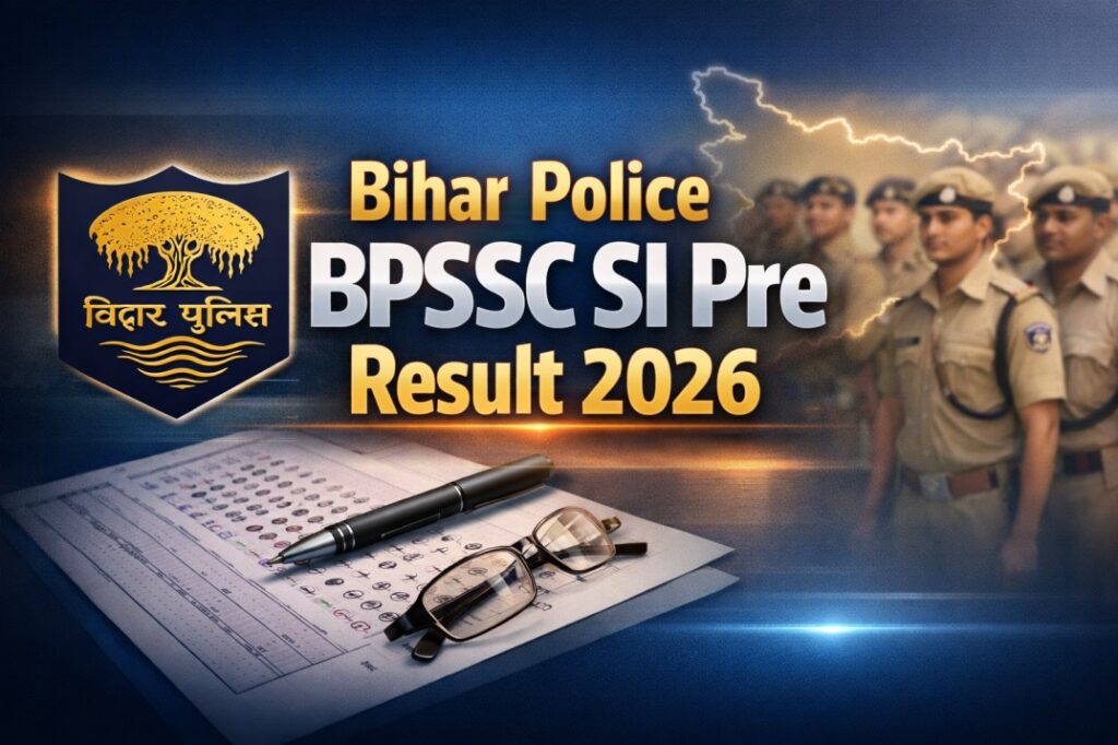 Bihar Police BPSSC SI Pre Result 2026 – Check Preliminary Result & Merit List