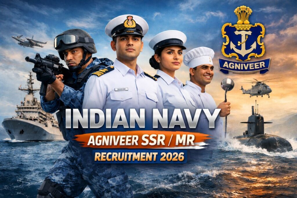 Indian Navy Agniveer SSR MR Recruitment 2026 – Apply Online, Eligibility & Selection