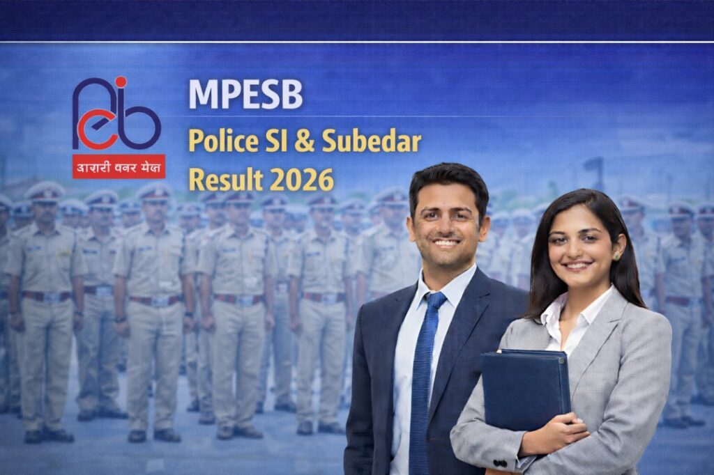 MPESB Police SI & Subedar Result 2026 – Check Merit List & Download PDF