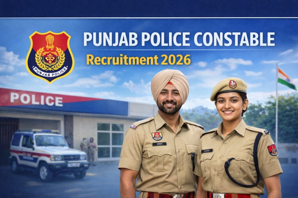 Punjab Police Constable Recruitment 2026 – 3298 Posts | Apply Online, Eligibility, Age, Salary & Selection