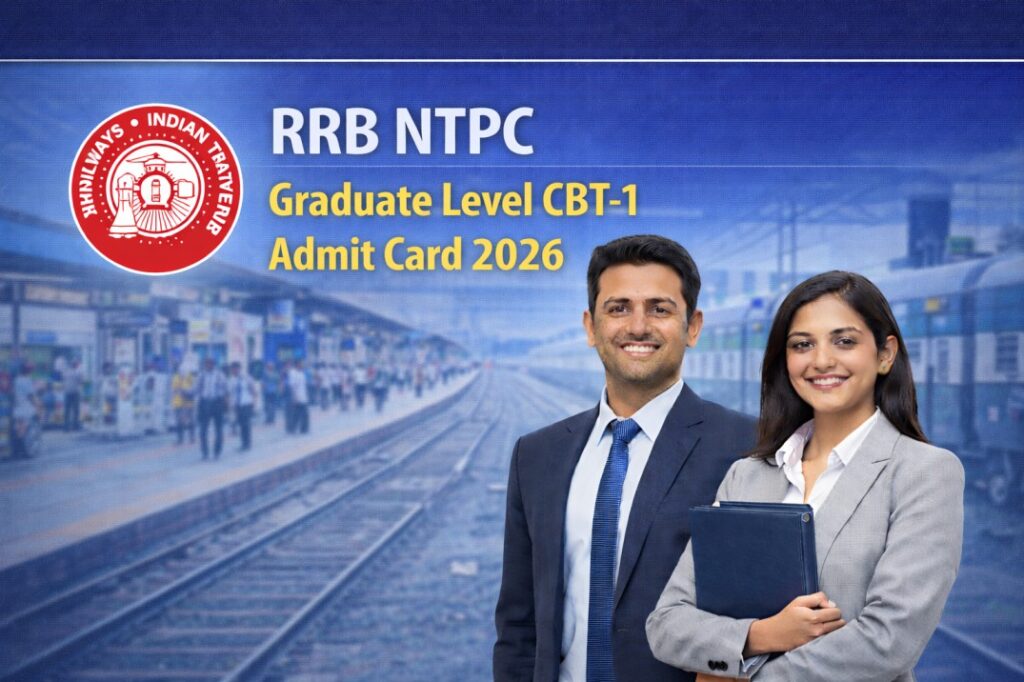 RRB NTPC Graduate Level CBT-1 Admit Card 2026 – Download Railway NTPC Hall Ticket