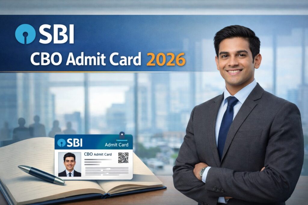 SBI CBO Admit Card 2026 – Download Circle Based Officer Exam Hall Ticket