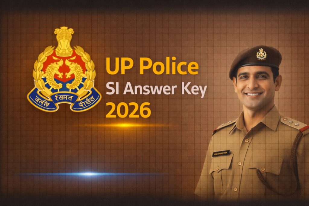 UP Police SI Answer Key 2026 – Download Official PDF & Check Answers