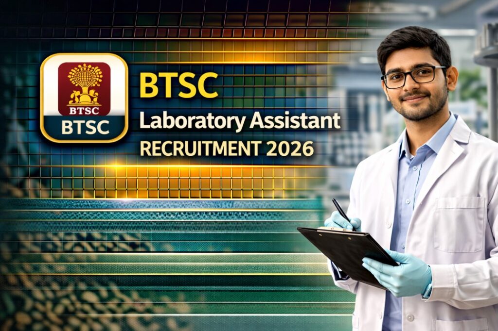BTSC Laboratory Assistant Recruitment 2026 – Apply Online, Vacancy, Eligibility