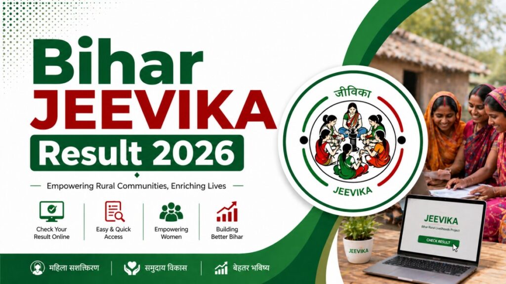 Bihar JEEVIKA Result 2026 Out – Check Cutoff Marks & Merit List
