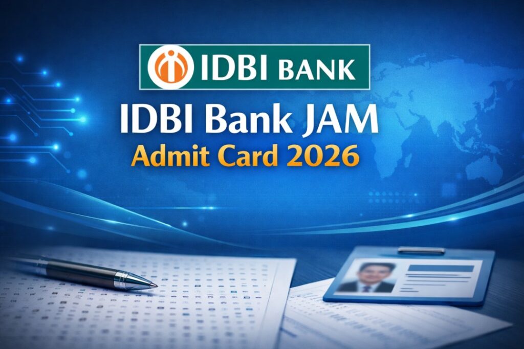 IDBI Bank JAM Admit Card 2026 – Download Exam Hall Ticket