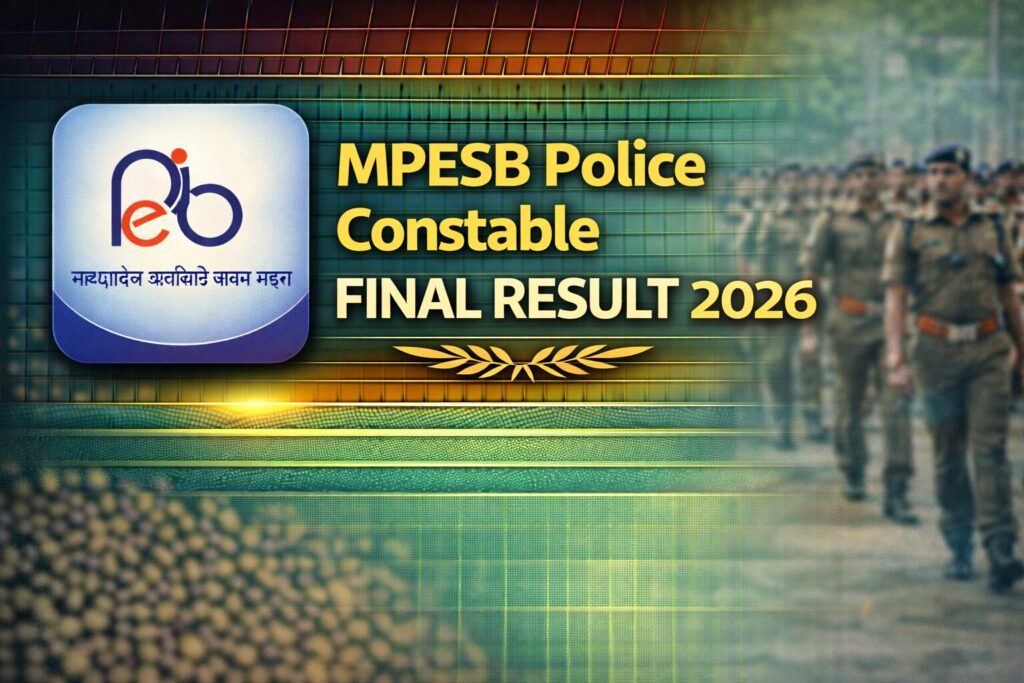 MPESB Police Constable Final Result 2026 Out – Check Merit List