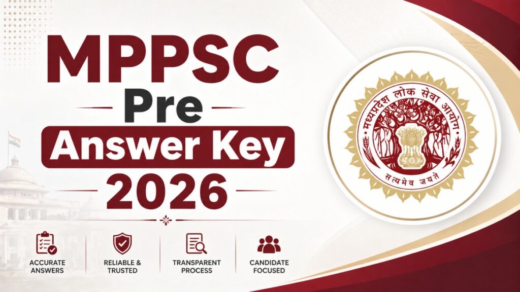 MPPSC Pre Answer Key 2026 Out – Download PDF & Check Answers