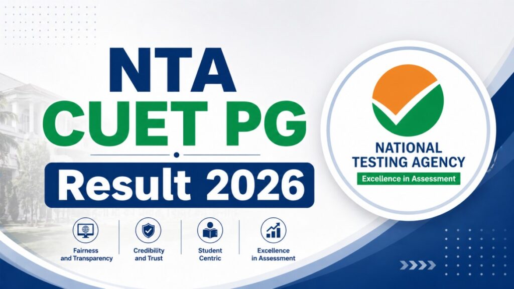 NTA CUET PG Result 2026 Out – Download Scorecard & Check Cut Off