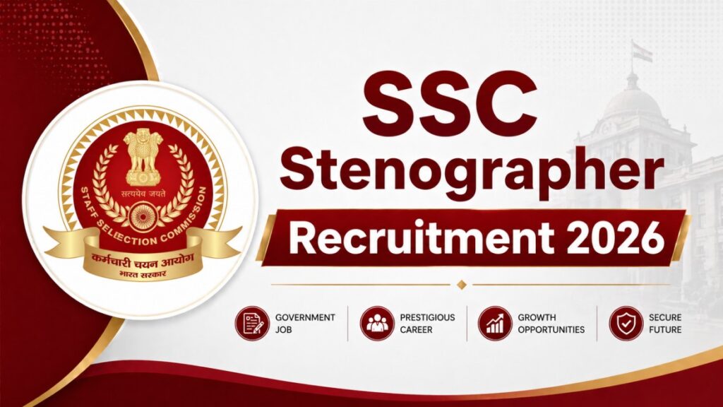 SSC Stenographer Recruitment 2026 – Apply Online for 731 Grade C & D Posts
