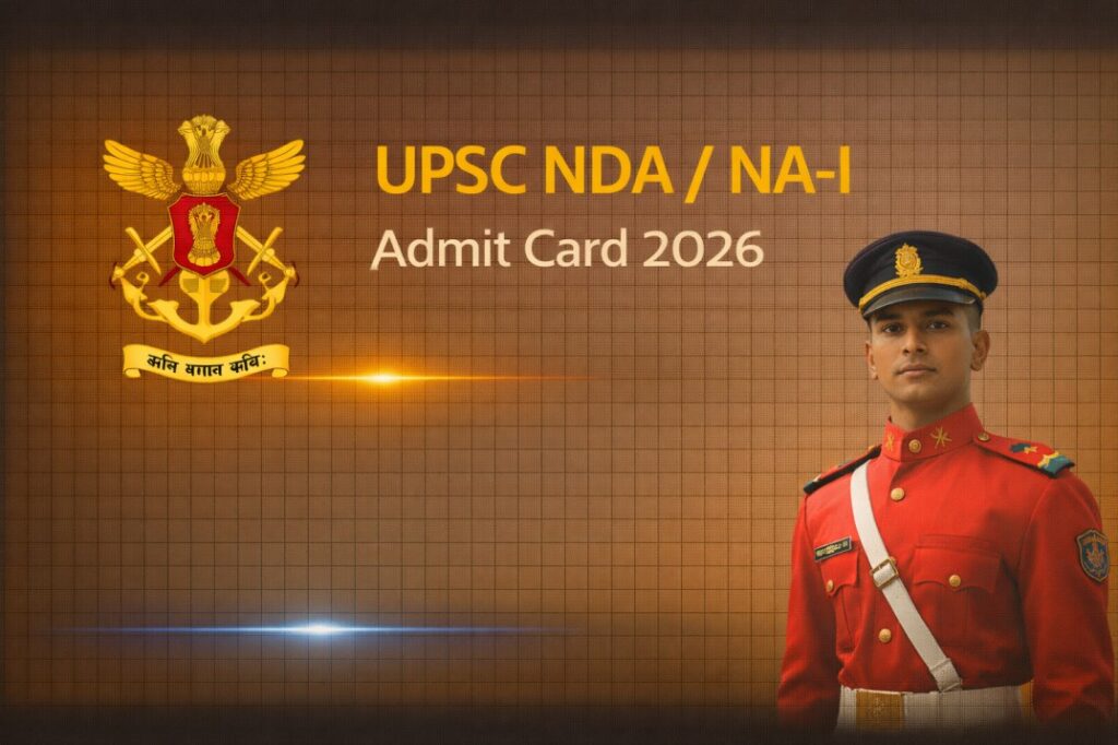 UPSC NDA NA-I Admit Card 2026 – Download Hall Ticket, Exam Date & Details
