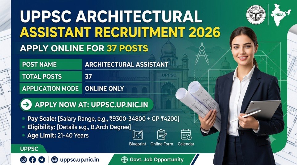 UPPSC Architectural Assistant Recruitment 2026 Notification Banner